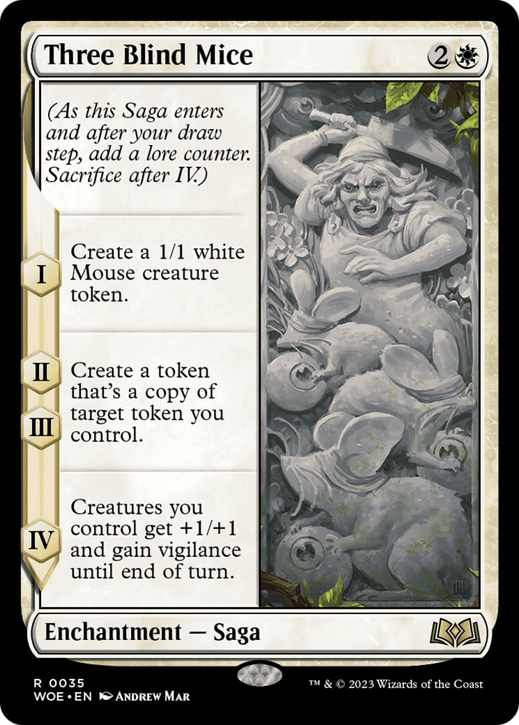 Three Blind Mice [Wilds of Eldraine] | Jomio and Rueliete's Cards and Comics
