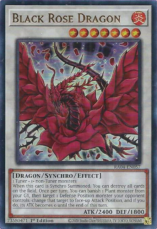 Black Rose Dragon [RA04-EN057] Ultra Rare | Jomio and Rueliete's Cards and Comics