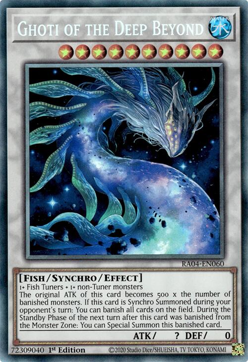 Ghoti of the Deep Beyond [RA04-EN060] Prismatic Collector's Rare | Jomio and Rueliete's Cards and Comics
