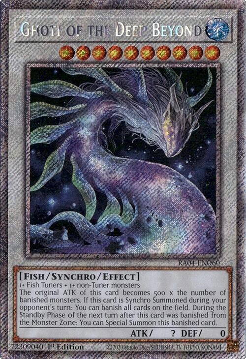 Ghoti of the Deep Beyond [RA04-EN060] Platinum Secret Rare | Jomio and Rueliete's Cards and Comics