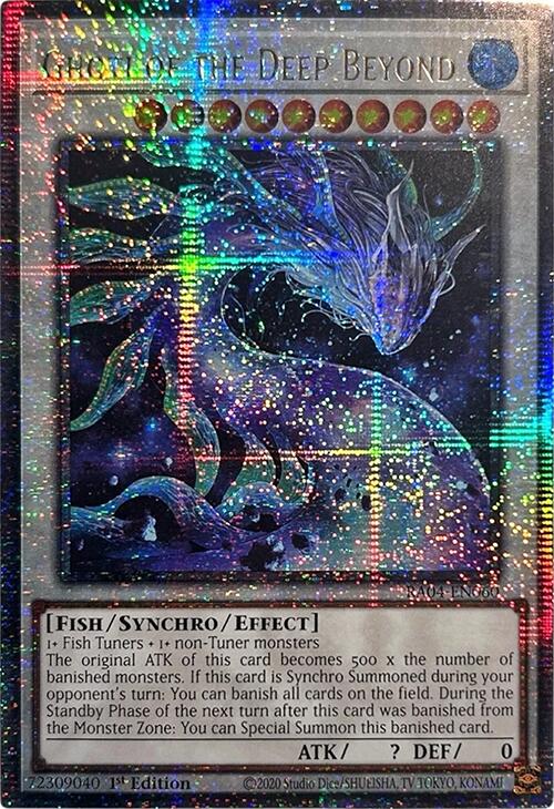 Ghoti of the Deep Beyond [RA04-EN060] Quarter Century Secret Rare | Jomio and Rueliete's Cards and Comics