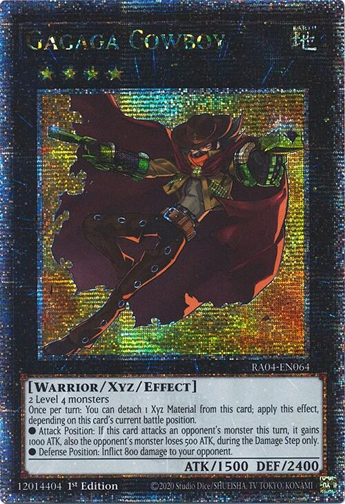 Gagaga Cowboy [RA04-EN064] Quarter Century Secret Rare | Jomio and Rueliete's Cards and Comics