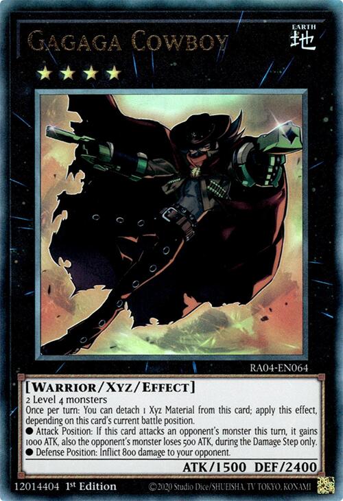 Gagaga Cowboy [RA04-EN064] Prismatic Ultimate Rare | Jomio and Rueliete's Cards and Comics