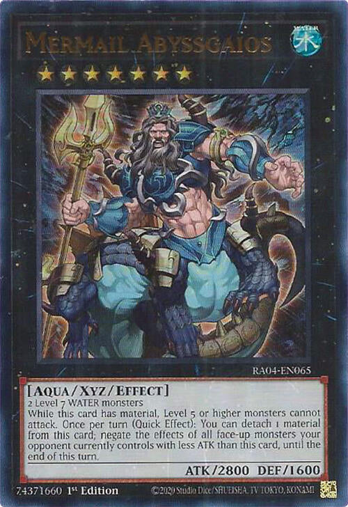 Mermail Abyssgaios [RA04-EN065] Ultra Rare | Jomio and Rueliete's Cards and Comics