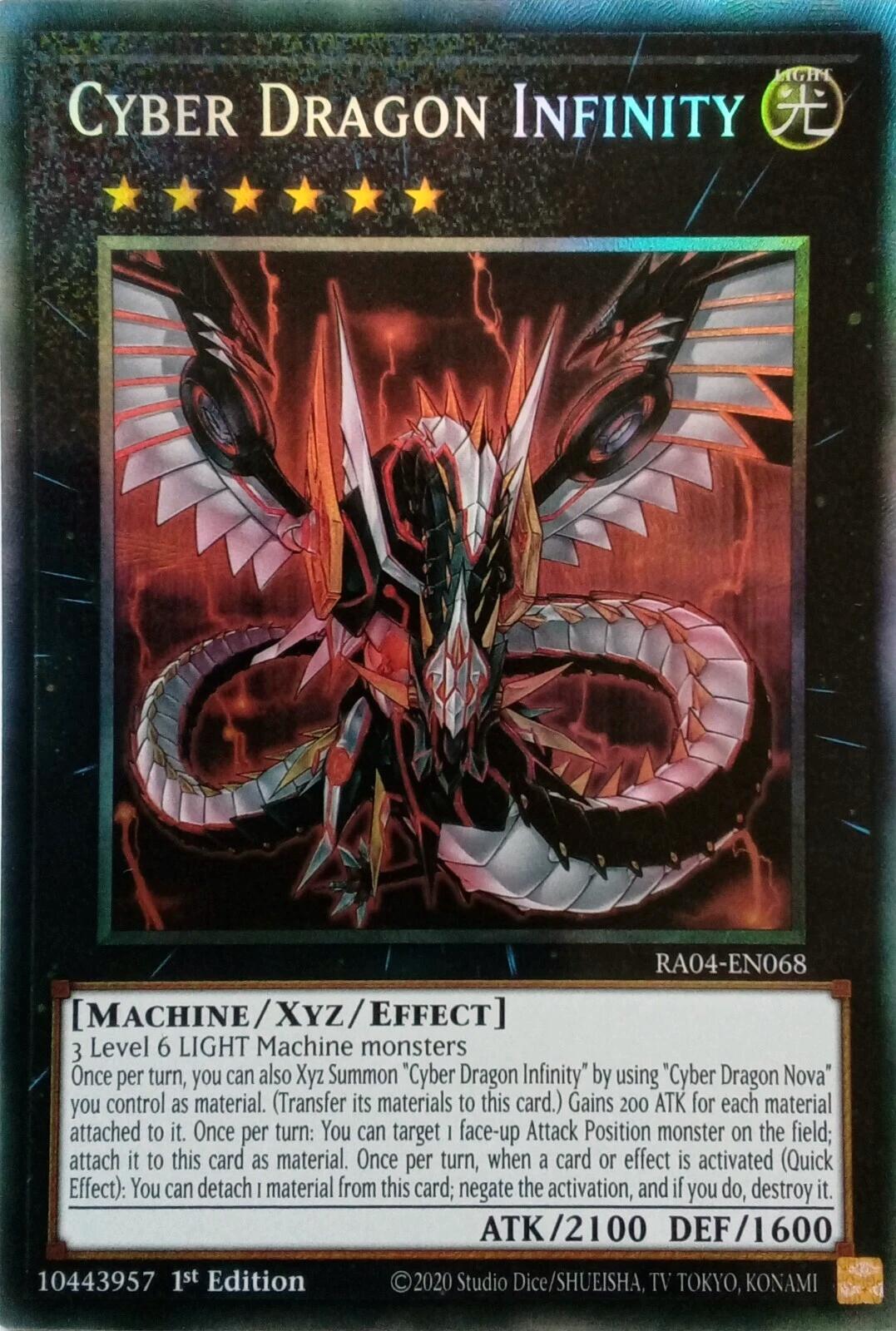 Cyber Dragon Infinity [RA04-EN068] Prismatic Collector's Rare | Jomio and Rueliete's Cards and Comics