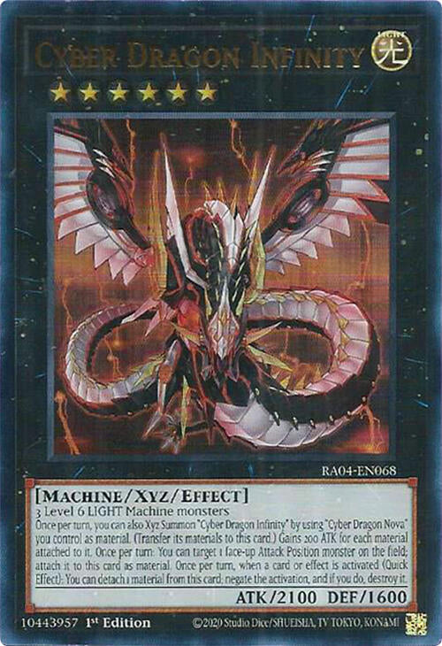 Cyber Dragon Infinity [RA04-EN068] Ultra Rare | Jomio and Rueliete's Cards and Comics
