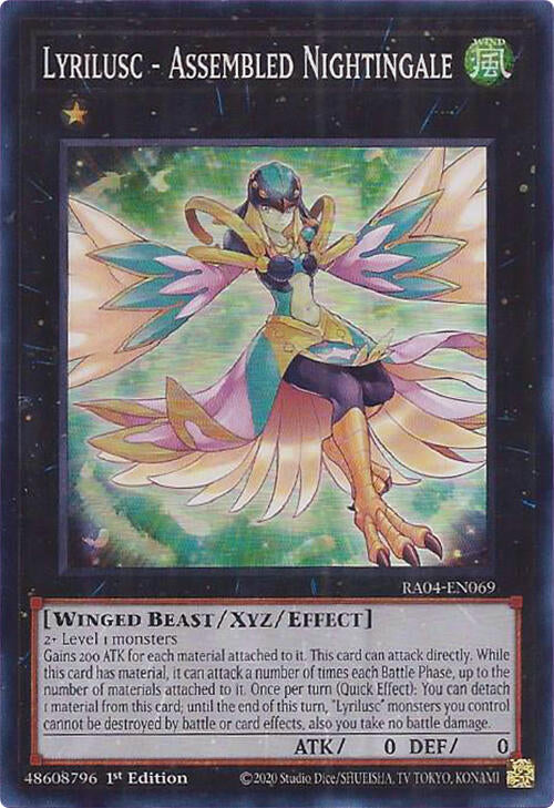 Lyrilusc - Assembled Nightingale [RA04-EN069] Super Rare | Jomio and Rueliete's Cards and Comics