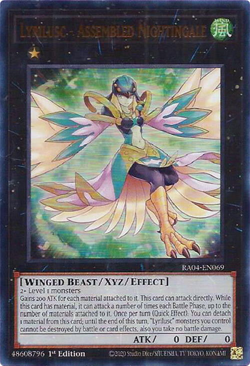 Lyrilusc - Assembled Nightingale [RA04-EN069] Ultra Rare | Jomio and Rueliete's Cards and Comics