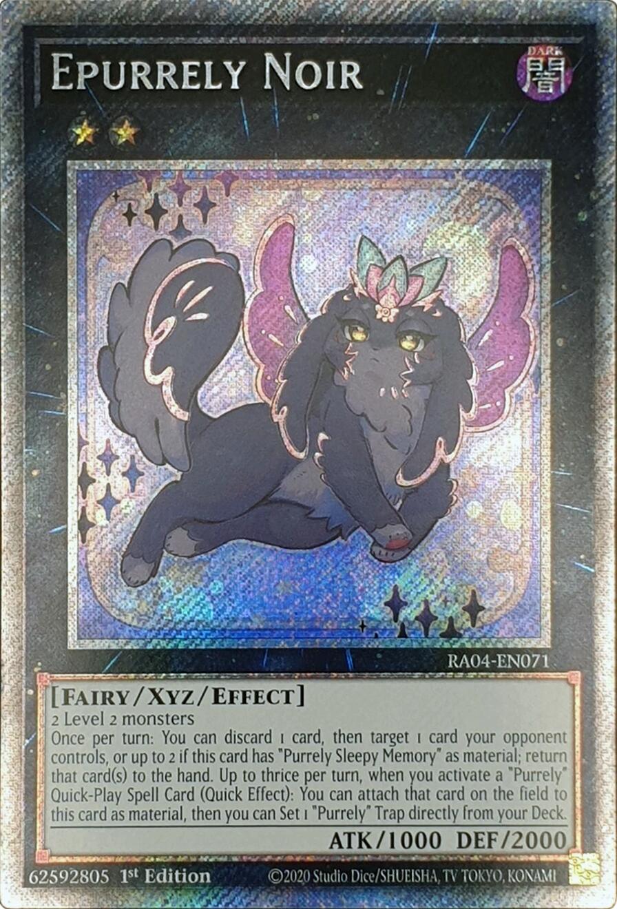 Epurrely Noir [RA04-EN071] Platinum Secret Rare | Jomio and Rueliete's Cards and Comics