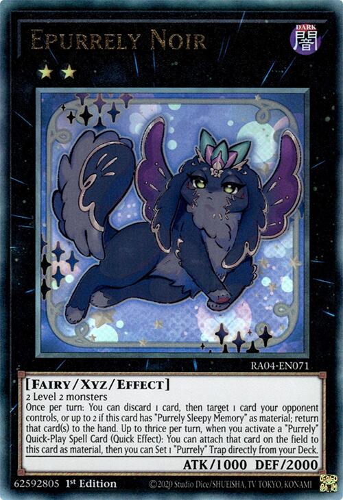 Epurrely Noir [RA04-EN071] Prismatic Ultimate Rare | Jomio and Rueliete's Cards and Comics