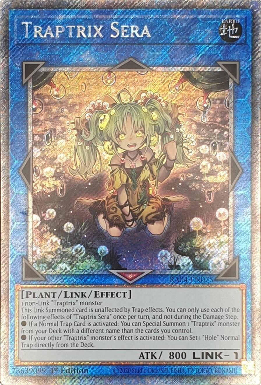 Traptrix Sera [RA04-EN075] Platinum Secret Rare | Jomio and Rueliete's Cards and Comics
