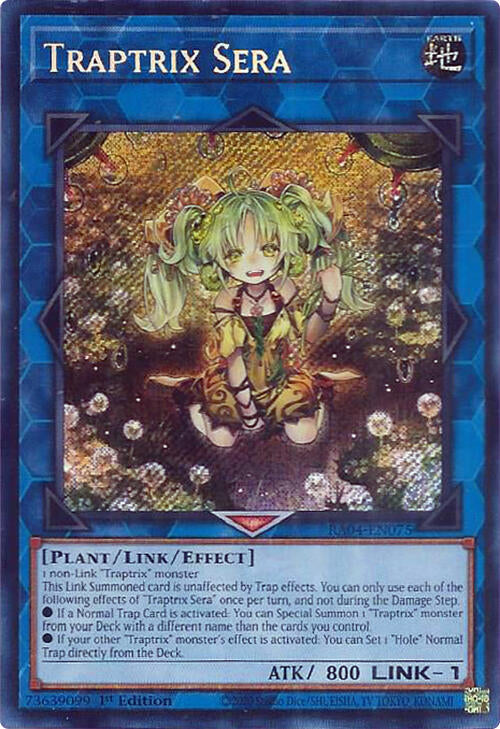 Traptrix Sera [RA04-EN075] Secret Rare | Jomio and Rueliete's Cards and Comics