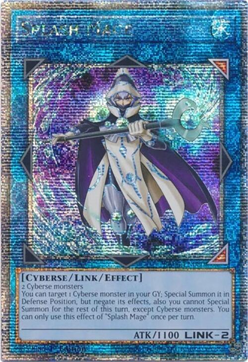 Splash Mage [RA04-EN080] Quarter Century Secret Rare | Jomio and Rueliete's Cards and Comics