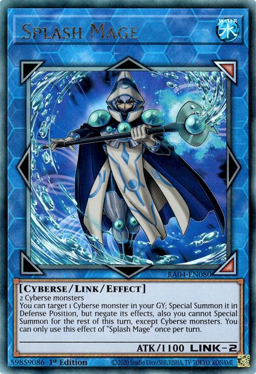 Splash Mage [RA04-EN080] Prismatic Ultimate Rare | Jomio and Rueliete's Cards and Comics