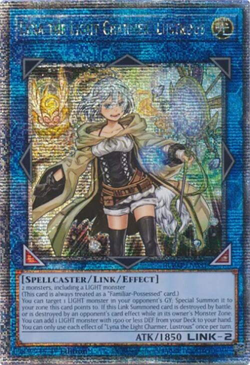 Lyna the Light Charmer, Lustrous [RA04-EN081] Quarter Century Secret Rare | Jomio and Rueliete's Cards and Comics