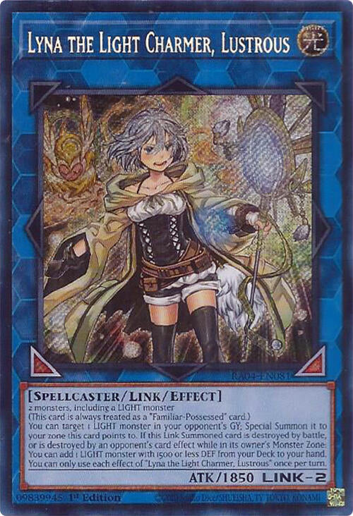 Lyna the Light Charmer, Lustrous [RA04-EN081] Secret Rare | Jomio and Rueliete's Cards and Comics