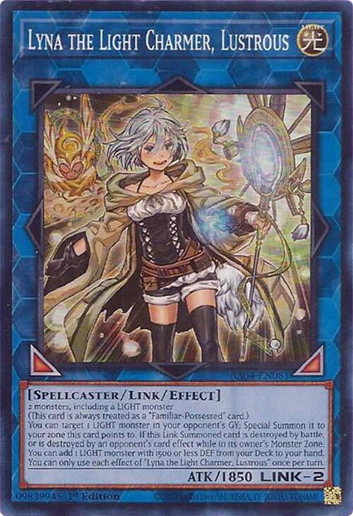 Lyna the Light Charmer, Lustrous [RA04-EN081] Super Rare | Jomio and Rueliete's Cards and Comics