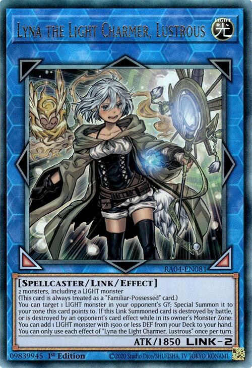 Lyna the Light Charmer, Lustrous [RA04-EN081] Prismatic Ultimate Rare | Jomio and Rueliete's Cards and Comics