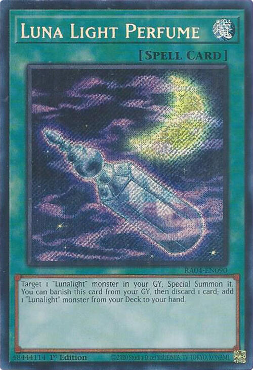 Luna Light Perfume [RA04-EN090] Secret Rare | Jomio and Rueliete's Cards and Comics