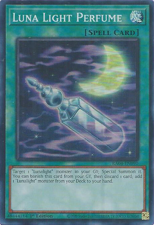 Luna Light Perfume [RA04-EN090] Super Rare | Jomio and Rueliete's Cards and Comics