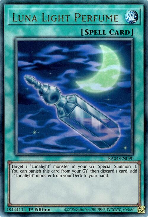 Luna Light Perfume [RA04-EN090] Prismatic Ultimate Rare | Jomio and Rueliete's Cards and Comics