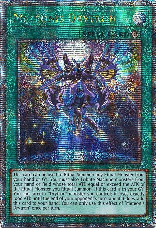 Meteonis Drytron [RA04-EN096] Quarter Century Secret Rare | Jomio and Rueliete's Cards and Comics