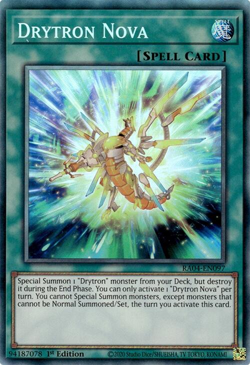 Drytron Nova [RA04-EN097] Prismatic Collector's Rare | Jomio and Rueliete's Cards and Comics