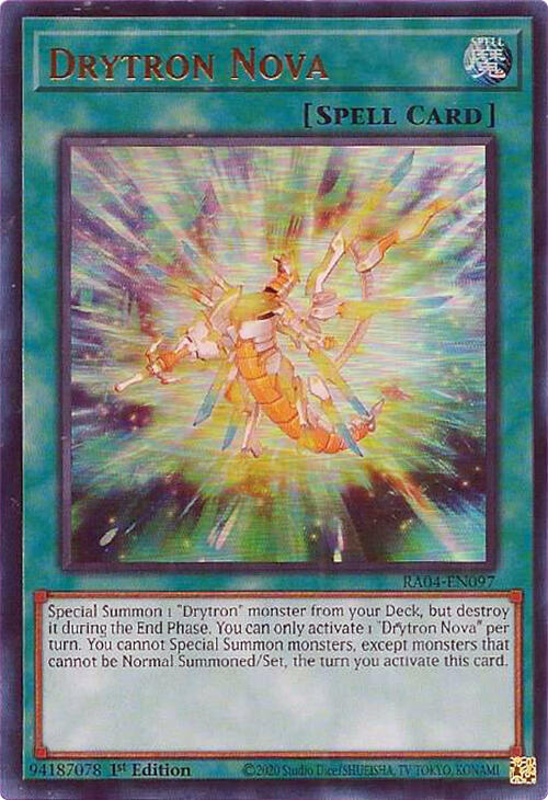 Drytron Nova [RA04-EN097] Ultra Rare | Jomio and Rueliete's Cards and Comics
