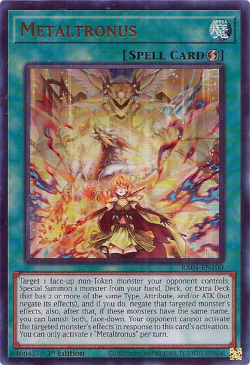 Metaltronus [RA04-EN100] Ultra Rare | Jomio and Rueliete's Cards and Comics