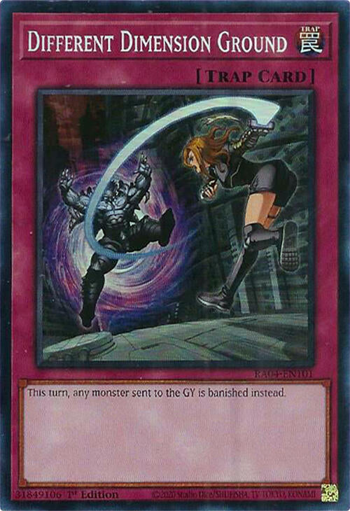 Different Dimension Ground [RA04-EN101] Super Rare | Jomio and Rueliete's Cards and Comics