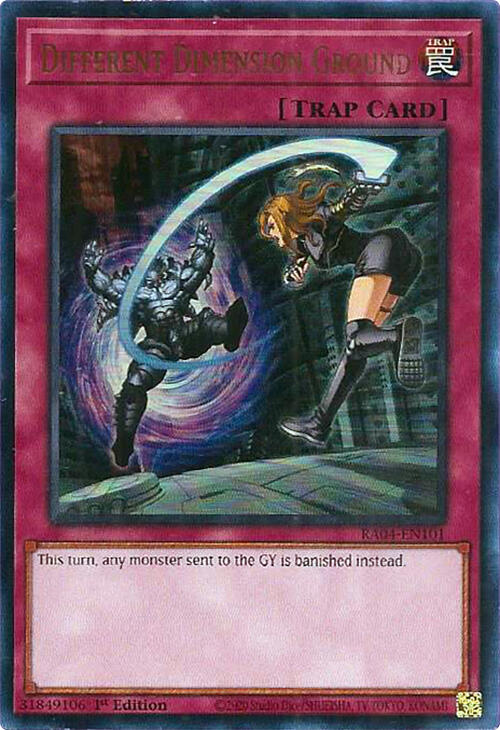 Different Dimension Ground [RA04-EN101] Ultra Rare | Jomio and Rueliete's Cards and Comics
