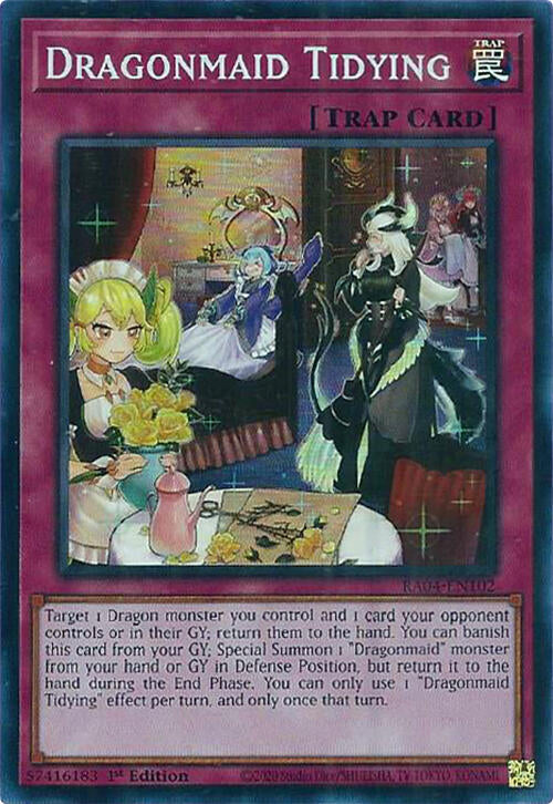 Dragonmaid Tidying [RA04-EN102] Super Rare | Jomio and Rueliete's Cards and Comics