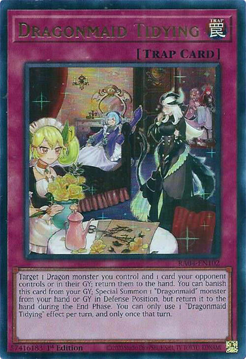 Dragonmaid Tidying [RA04-EN102] Ultra Rare | Jomio and Rueliete's Cards and Comics