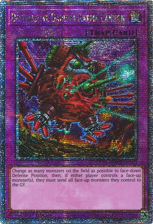 Destructive Daruma Karma Cannon [RA04-EN103] Quarter Century Secret Rare | Jomio and Rueliete's Cards and Comics