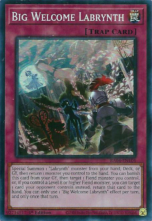 Big Welcome Labrynth [RA04-EN104] Super Rare | Jomio and Rueliete's Cards and Comics