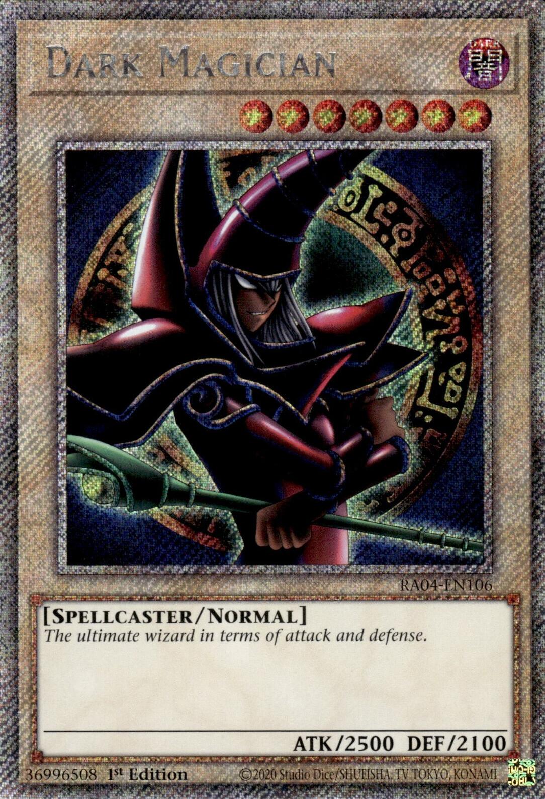 Dark Magician (Arkana) [RA04-EN106] Platinum Secret Rare | Jomio and Rueliete's Cards and Comics