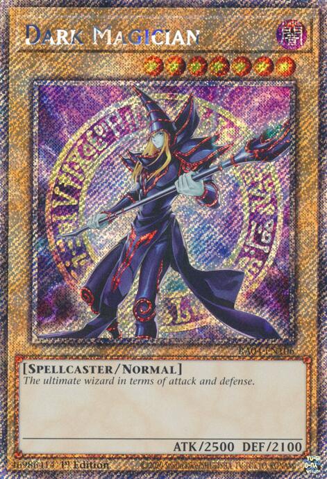 Dark Magician (8th Art) [RA04-EN106] Platinum Secret Rare | Jomio and Rueliete's Cards and Comics