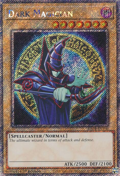 Dark Magician (9th Art) [RA04-EN106] Platinum Secret Rare | Jomio and Rueliete's Cards and Comics