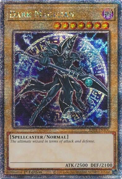 Dark Magician (7th Art) [RA04-EN106] Quarter Century Secret Rare | Jomio and Rueliete's Cards and Comics