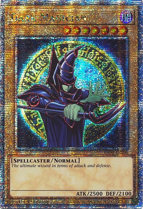 Dark Magician (9th Art) [RA04-EN106] Quarter Century Secret Rare | Jomio and Rueliete's Cards and Comics