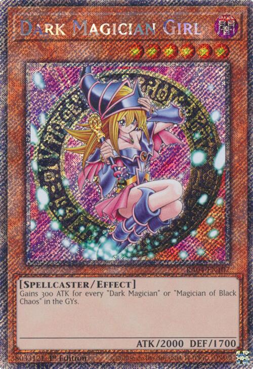 Dark Magician Girl (3rd Art) [RA04-EN107] Platinum Secret Rare | Jomio and Rueliete's Cards and Comics