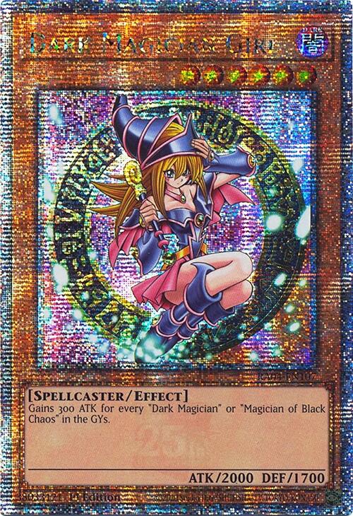 Dark Magician Girl (3rd Art) [RA04-EN107] Quarter Century Secret Rare | Jomio and Rueliete's Cards and Comics