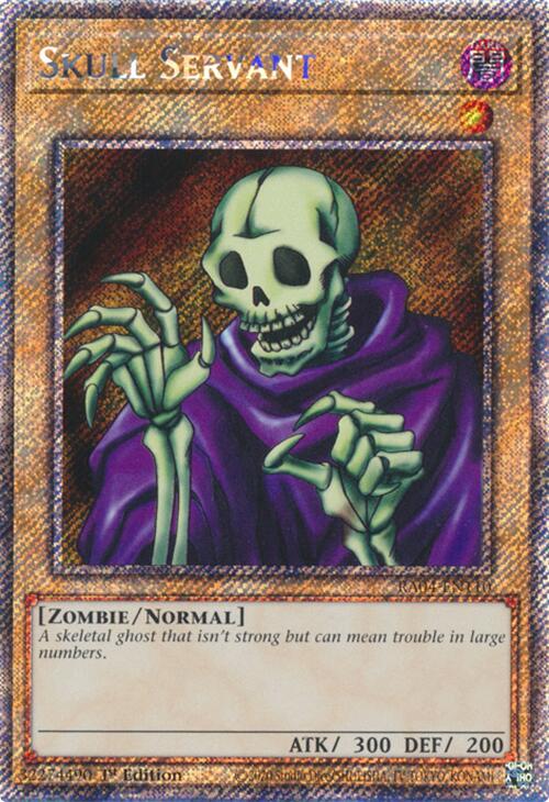 Skull Servant [RA04-EN110] Platinum Secret Rare | Jomio and Rueliete's Cards and Comics