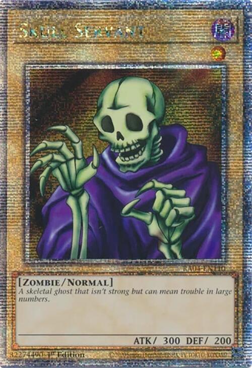 Skull Servant [RA04-EN110] Quarter Century Secret Rare | Jomio and Rueliete's Cards and Comics