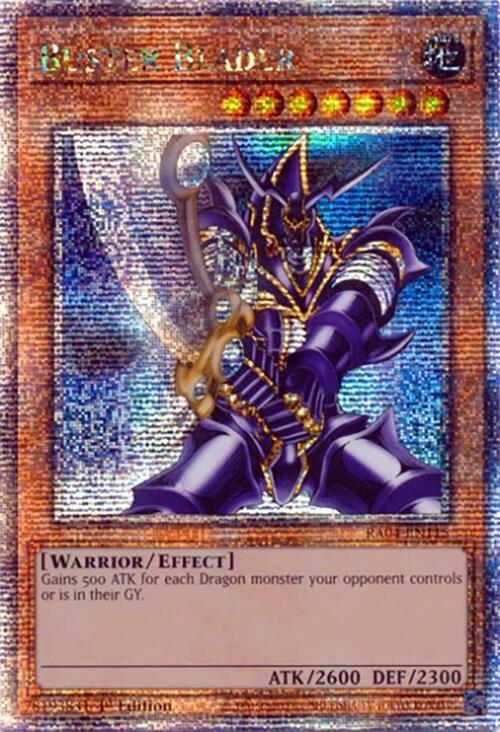 Buster Blader [RA04-EN115] Quarter Century Secret Rare | Jomio and Rueliete's Cards and Comics