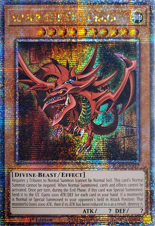 Slifer the Sky Dragon [RA04-EN117] Quarter Century Secret Rare | Jomio and Rueliete's Cards and Comics