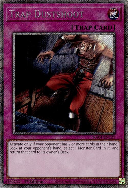 Trap Dustshoot [RA04-EN121] Platinum Secret Rare | Jomio and Rueliete's Cards and Comics
