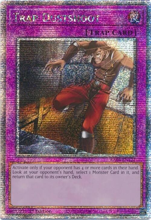 Trap Dustshoot [RA04-EN121] Quarter Century Secret Rare | Jomio and Rueliete's Cards and Comics