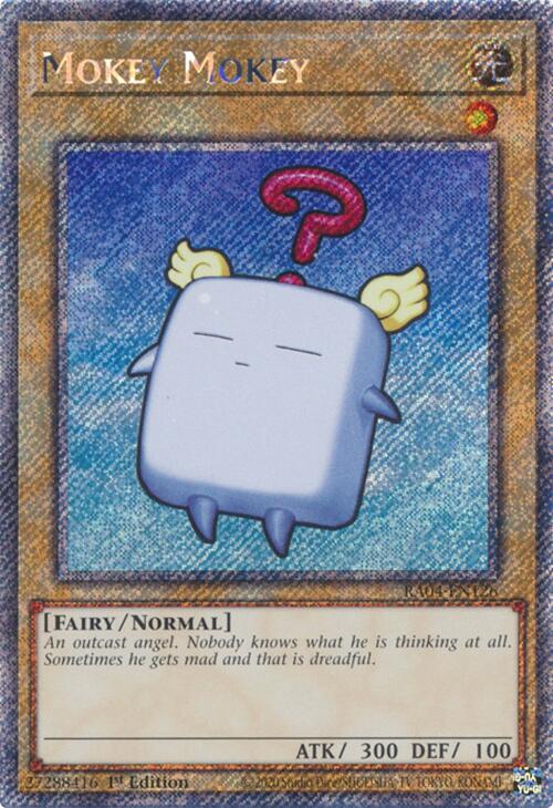 Mokey Mokey [RA04-EN126] Platinum Secret Rare | Jomio and Rueliete's Cards and Comics