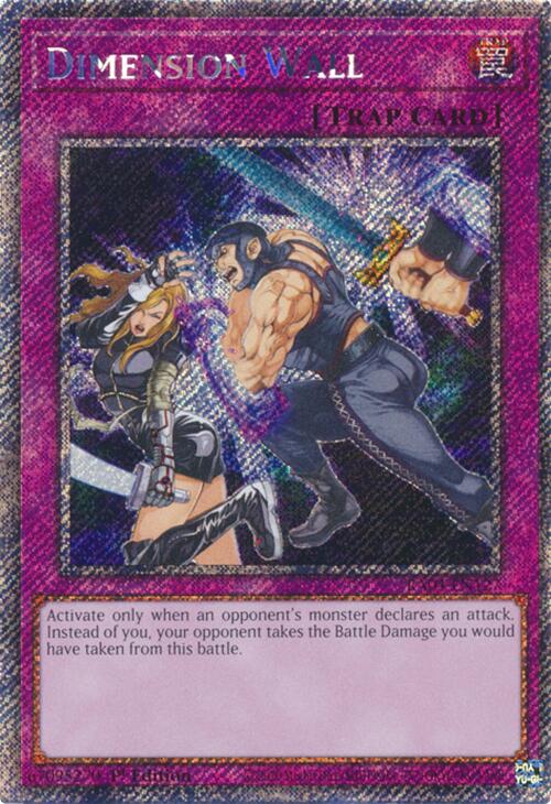 Dimension Wall [RA04-EN127] Platinum Secret Rare | Jomio and Rueliete's Cards and Comics